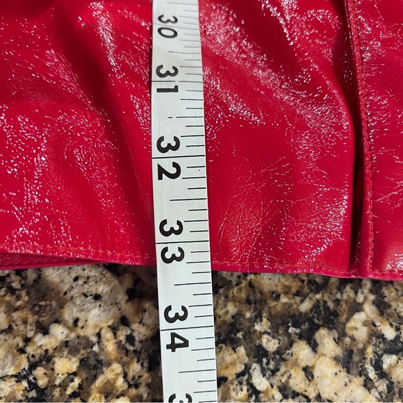 Avec Les Filles Faux Leather long Jacket Size L - Picture 8 of 9